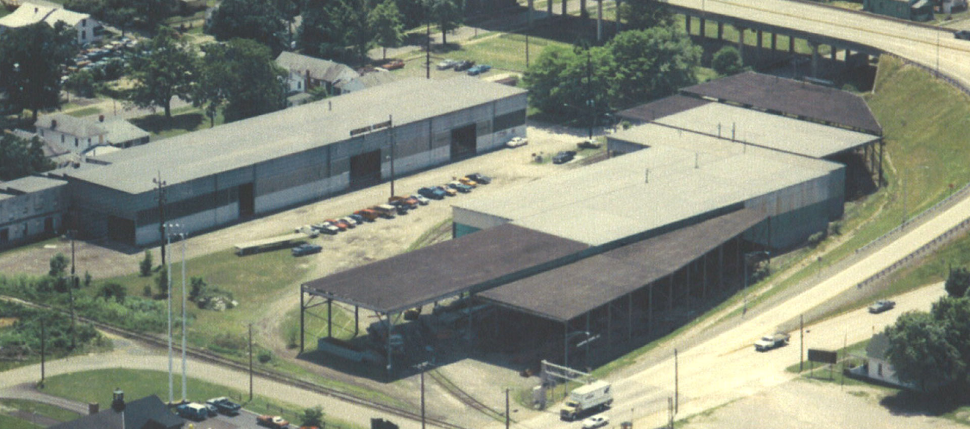 Aerial view of Martin Steel’s Huntington facility